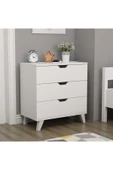 İNARCH DİZAYN Valencia 3 Çekmeceli Şifonyer Beyaz - 1