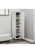İNARCH DİZAYN Seul Çok Amaçlı Dolap - Ayakkabılık Beyaz - 3