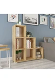İNARCH DİZAYN Noya Ç007 Kitaplık - Safir Meşe - 1