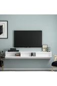 İNARCH DİZAYN Terra Duvara Monte Tv Sehpası Parlak Beyaz thumbnail 5