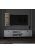İNARCH DİZAYN Bien Işıklı Tv Ünitesi Beyaz thumbnail 4
