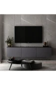 İNARCH DİZAYN Neon Duvara Monte Tv Ünitesi Antrasit - 1