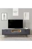 İNARCH DİZAYN Naturel Tv Ünitesi Antrasit - 1