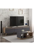İNARCH DİZAYN Amsterdam Tv Ünitesi Concept Orta Sehpa Takım Antrasit-çırağan thumbnail 3