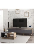 İNARCH DİZAYN Amsterdam Tv Ünitesi Concept Orta Sehpa Takım Antrasit-çırağan thumbnail 2