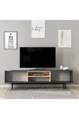 İNARCH DİZAYN Naturel Tv Ünitesi Antrasit - 4