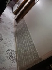 Renkli Duvarlar 70x38cm 1 Adet  Çizgili Gri Tuğla Arkası Yapışkanlı Esnek Silinebilir Duvar Kağıdı Paneli thumbnail 6