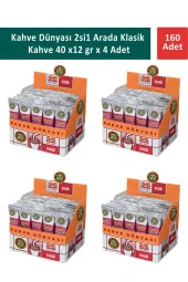 Kahve Dünyası 2si1 Arada Klasik Kahve  40 x 12 gr  x 4 Adet - 1