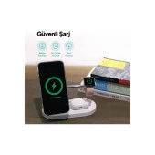 Ttec 2KS26 AirCharger Quattro M MagSafe Uyumlu 4in1 Kablosuz Şarj Aleti thumbnail 5