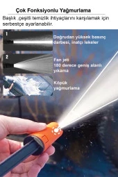 Şarjlı Yüksek Basınçlı Araç Yıkama Makinesi - Taşınabilir - Kablosuz - Oto Yıkama - 5