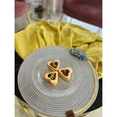 Periboia DecoHandy 39cm Çiçekli Jüt Örme Supla Amerikan Servis thumbnail 1