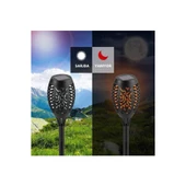 Periboia Solar Alev Efektli Bahçe Lambası - 4