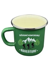 ORCAMP OUT-1900 EMAYE KUPA 9 CM YEŞİL thumbnail 1