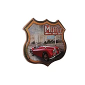 Periboia El Yapımı Metal Levha - 3