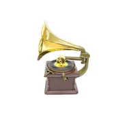 Periboia Kurmalı Gramofon Müzik Kutusu - 5
