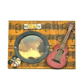 Periboia Gitar Temalı El Yapımı Fotoğraf Çerçevesi - 1