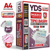 2025 YDS İngilizce ÖSYM Tıpkı Basım Çıkmış Soru 6lı Deneme Paketi Video/PDF Çözümlü Türkiye Geneli - 1