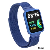 Xiaomi Redmi Watch 2 Lite Kordon Kasalı Milano Loop Metal Kordon - 8