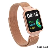 Xiaomi Redmi Watch 2 Lite Kordon Kasalı Milano Loop Metal Kordon - 7