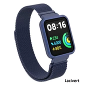 Xiaomi Redmi Watch 2 Lite Kordon Kasalı Milano Loop Metal Kordon - 6