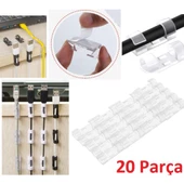 Periboia Kablo Sabitleyici Klips Seti 20 Adet - 1