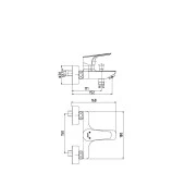 ECA Niobe Lavabo Musluk, Eviye Mutfak ve Banyo Batarya Seti thumbnail 4