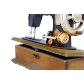 Periboia Dekoratif Eski Model Dikiş Makinesi El Yapımı - 3