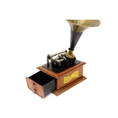 Periboia Dekoratif Gramofon Kutu - 4