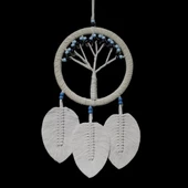 Periboia Rüya Kovan Hayat Ağacı Dream Catcher Ekru thumbnail 2