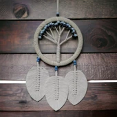 Periboia Rüya Kovan Hayat Ağacı Dream Catcher Ekru thumbnail 1