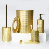 SELİM DEKOR NEPTUNE BANYO SETİ ALTIN - 1