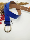 Altın Renk Tokalı Spor Model Kadın Kemer - 1