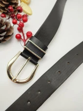 Altın Renk Tokalı Spor Model Kadın Kemer - 4