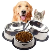 Periboia Paslanmaz Çelik Metal Mama Kabı 18 cm. thumbnail 1