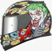 Sway 820 Full Face Aynalı Vizör Kapalı Motosiklet Kaskı M Beden Ugly Grey Green thumbnail 1