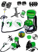 Eisenn Alman Krupp Seri Turbo Arazi Seti 20 HP Sırt Tırpan + Toprak Eşeleme + Akrobat Çapa Aparatı - 2