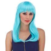 Periboia Turkuaz Mavi Parti Peruğu thumbnail 1