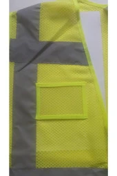 Efe Iş Güvenliği Reflektörlü Ikaz Yeleği - File - Mühendis Tipi thumbnail 2