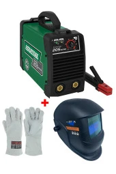 Askaynak 205 Inverter Kaynak Makinası 180a + Karona Italy Kaynak Maskesi + Starline Kaynak Eldiveni - 1