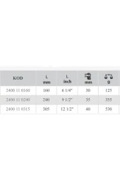 İzeltaş Fort Pense Üniversal 240 mm - 2