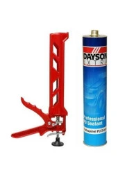 Dayson Extra Pu Mastik Silikonize Yapıştırıcı Beyaz Renk 280ml Güçlü Ve %100 Su Geçirmez+tabanca Set - 1