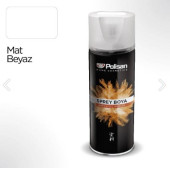 Polisan Akrilik Sprey Boya Mat Beyaz 400 ml - 1