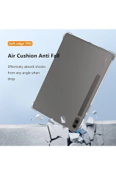 Samsung Galaxy T737 Tab S7 FE 12.4 inç Uyumlu Anti Şeffaf Tablet Silikon Kılıf thumbnail 3