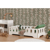 Beyaz Montessori Yatak Mdf Çocuk ve Bebek Odası Karyola - 1