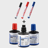 3 Lü Edding Tahta Kalemi+3 Lü Tahta Kalemi Mürekkebi - 1