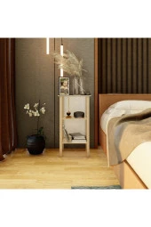 Ünüvar Konsept Ömer Dublin 2 Raflı Komodin Meşe thumbnail 2