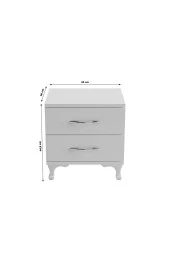 Ünüvar Konsept Tiatedarik Olina 2 Çekmeceli Komodin thumbnail 6