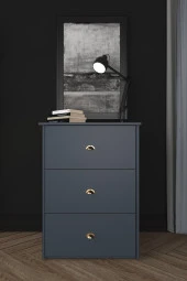 Mobu Concept Şifonyer, Retro, 3 Çekmeceli thumbnail 1