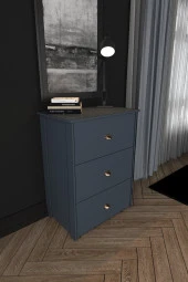 Mobu Concept Şifonyer, Retro, 3 Çekmeceli thumbnail 2