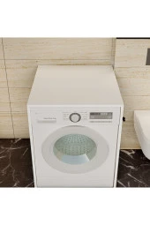 Ünüvar Konsept Çamaşır Makinesi Alt Dolabı - Beyaz - 4